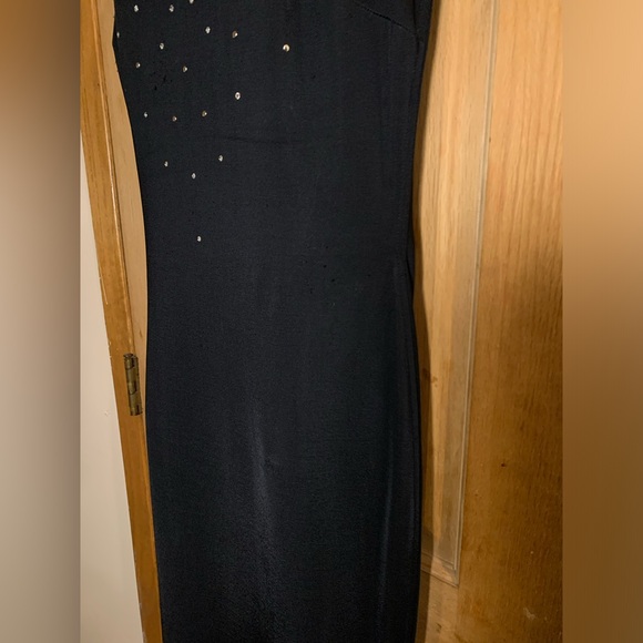 Cache elegant evening dress with rhinestone detail - Black, medium - Picture 6 of 6